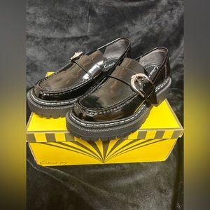 Circus NY Black Everly Loafers Sz 7